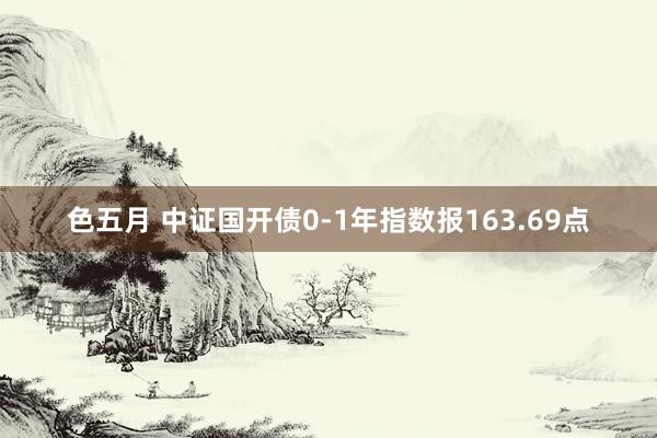 色五月 中证国开债0-1年指数报163.69点