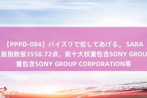 【PPPD-084】パイズリで犯してあげる。 SARA 中证公共电子竞技主题指数报3558.72点，前十大权重包含SONY GROUP CORPORATION等